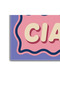 Aura Series – Ciao Written Retro Wavy Purple Pink Woven Base Decorative Carpet Aura7 - 5
