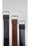 Women's Bitter Brown Crocodile Leather Thick Belt with Nickel Buckle, Matching with Pants, Dresses, and Jackets - 7