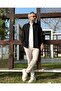 Men's Oversize Modal Fabric Shirt - 8