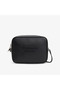 Women's Black Shoulder Bag with Brand Logo, Suitable for Daily Use