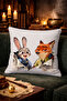 Zootropolis Anime Throw Pillow Cover 43X43 – Game and Movie Themed Decorative Pillowcase - 4
