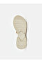 White Velcro Girls Sandals - 4