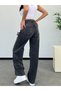 Trend Special Design Loose Fit Baggy Denim Jean Pants-Trendy Special Design Tassel Detail Loose Fit Baggy Denim Jeans - 7