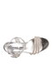 Silver Girls' Stone Embellished Heeled Sandals - 4