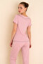 French Collar Luxury Pajama Set - 3
