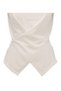 Women's Ecru Double-Breasted Detailed Sleeveless Knitwear Blouse Stylish & Comfortable Women's Top Clothing - 3