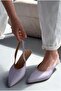 Selor Genuine Leather Lilac Matte Leather Women's Stiletto - 8
