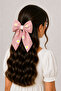 Daisy Patterned Bow Clip Hairpin – Floral Fabric Hairpin – Casual & Stylish Hair Accessory