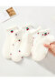 Women's 5 Pairs Ultra Fresh Cherry Strawberry Ribbon Patterned Booties White Red Socks - 3