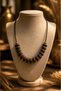 Natural Stone Look Beaded Necklace Ethnic Bohemian Style Stylish Women's Necklace with Handcrafted Detail - 8