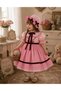 Gingham Pink Baby Girl Dress Birthday Holiday Dress Children's Dress