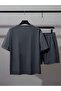 Men's Oversize Printed Shorts Set 100% Cotton Comfortable Fit Casual Style - 6