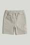Stone Cotton Shorts