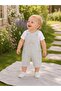 Isyis Baby Stylish Embroidered Strap Salopet