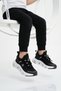 Minican Bxz001 F Black Wide Fit Boys' Sports Shoes - 2