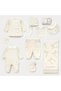 Shine Baby Bowknot 0-3 Months Baby Girl Hospital Release Set of 8 - 100% Muslin Cotton Premium Cotton - 4