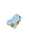 Boys' 100% Genuine Cotton Fabric Blue Dinosaurs Patterned Underwear Set with Stitched Crotch - 5