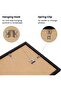 A4(21x29.7cm) Picture Frames, Set of 5, Display Pictures, 15.2 x 20.3cm With Mat or 21.3 x 20.3cm Without Mat, Wall Gallery, Poster Frames, Black - 8