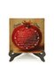 Prayer for Abundance and Symbol of Abundance Pomegranate Printed Mdf Tabletop Decoration 10X10 1H-Bereketduasınar2 - 2