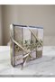 Box of 4 Embroidered Kitchen Towels for Dowry Gifts - 4