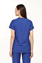 Nova V Yaka Cobalt Blue Single Top Lycra-Free Thin Fabric Women's Nurse Doctor Uniform - 4