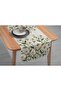 Daisy Themed Digital Printed Runner with Punch Embroidery Appearance