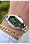 Rectangular Women's Wristwatch - Adjustable Chain Steel Band - Comes with Bracelet Gift - 4