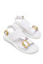 صندل نسائي سيليست ليلا 0012289 جلد أبيض