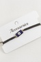 ILKESHOP سوار مكرامية مستطيل الشكل (221834) - أسود - 3