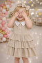 264 Girls' Stylish Ruffle Detailed Dress - 4
