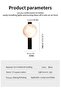Three color temperatures - simple style wall lamp, touch keyboard can adjust brightness and color temperature - 6