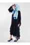 Silk Chiffon Layered Design Dress - 4