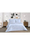 Hearted 3-Piece Double Bedspread Gray