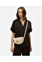 Contrast Textured Bag with Metal Buckle - 2