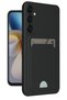 Ilkeshop New Galaxy M15 Kelvin Silicone with Business Card Holder (150731) - Black