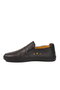 Black Genuine Leather Gel Sole Anatomical Men's Casual Shoes 410 m - 4