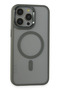 Ilkeshop New iPhone 15 Pro Max Case Room Magneticsafe Silicone (190028) - Gray
