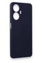 Ilkeshop New Realme C55 Case First Silicone (192113) - Navy Blue - 4