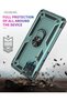 Ilkeshop New Galaxy A22 Case Sofia Ring Silicone Cover (203431) - Green - 7