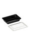 Fiji Pack Black Base Container Microwave With Lids - 5 Piece