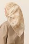 Rosalie Cotton Viscose Scarf - Beige - 4