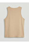 U Neck Printed Men's Sleeveless T-Shirt - 6