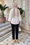 Shirt with Metal Accessories Y0142 - Ecru - 4