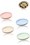 ® Eco-Friendly Wheat Straw Plates - Reusable & Unbreakable Dinnerware Set for Kids and Adults - BPA Free - Medium Size good for Family Meals