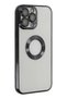 Ilkeshop New iPhone 14 Pro Case Slot Silicone (170456) - Black - 2
