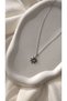 Silver Necklace with Sun Detail - 2