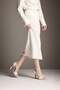 Women's White Heeled Wedding Dress Shoes