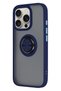 Ilkeshop New iPhone 16 Pro Case Montreal Ringed Silicone Cover (10409) - Navy Blue - 2