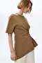 Draped-detail asymmetric top - 3