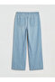 Esvab • Modern & Distinctive Wide-Leg Women's Jeans with Waist Drawstring - 7
